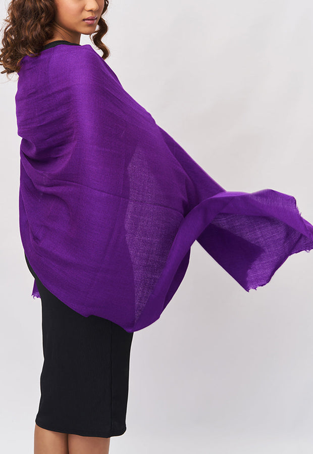 Julian 100% cashmere oversized scarf/ wrap/ shawl-Diamond weave