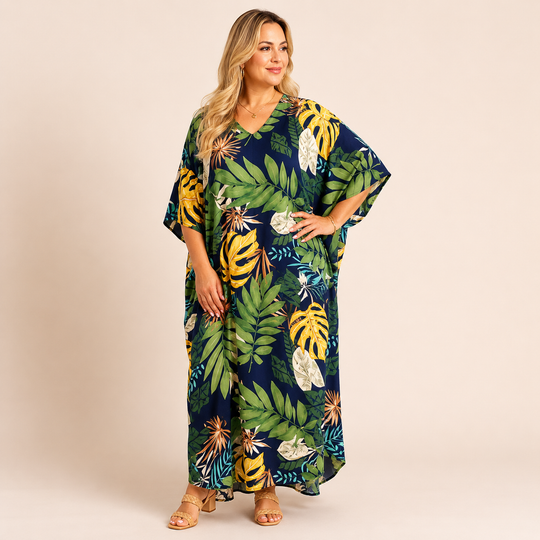 Luxe Maya Kaftan Dress one size fits AU 12-26
