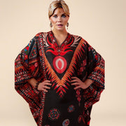 Black Soft n Breezy cotton rayon Kaftan