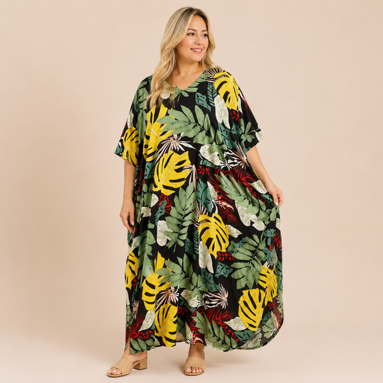 Luxe Maya Kaftan Dress one size fits AU 12-26