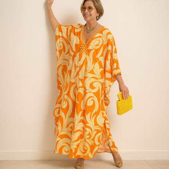 Maya Tropical Loose, Casual Kaftan -  AU 8-20