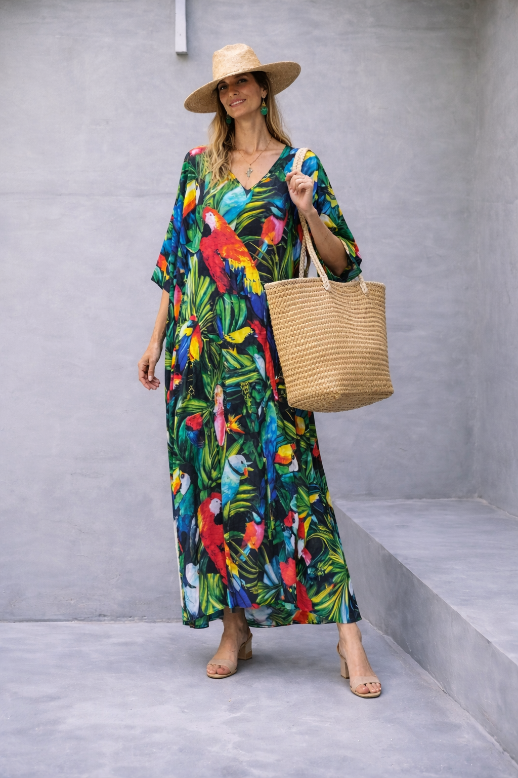 Maya Tropicana Boho kaftan - Sizes Available -AU 14-30