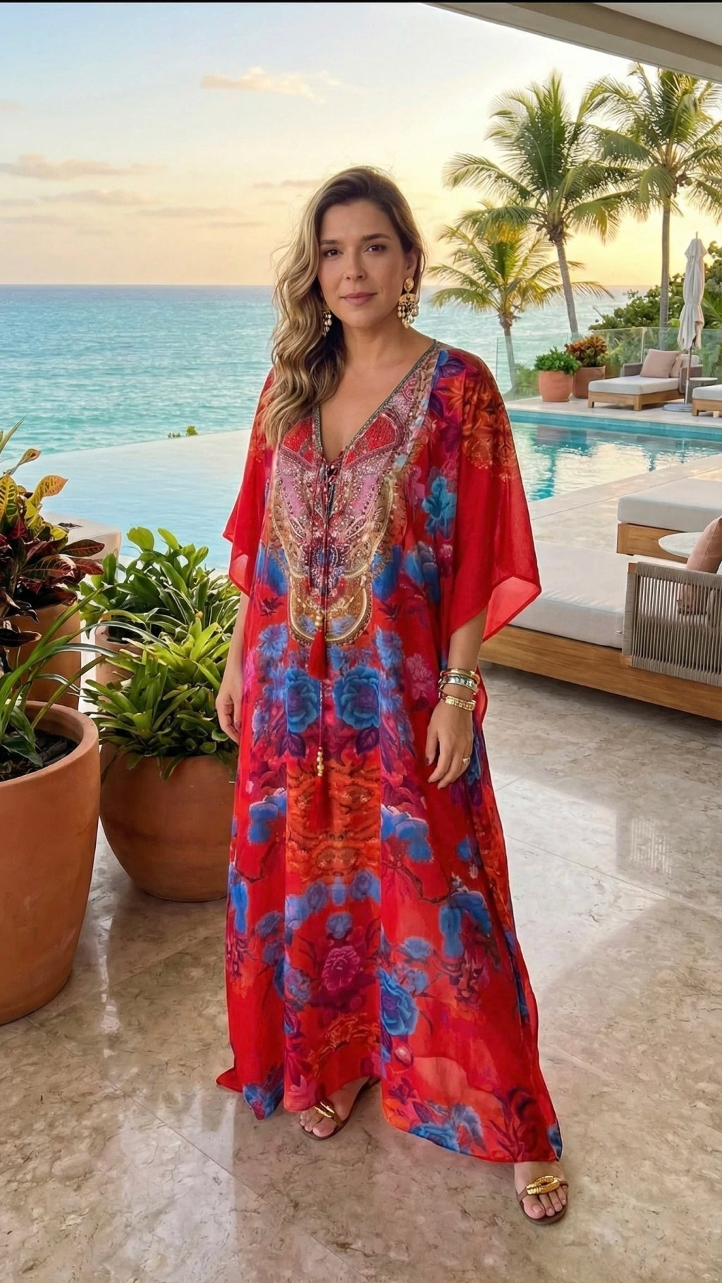Coco Bella Magic of Red Kaftan 12-20