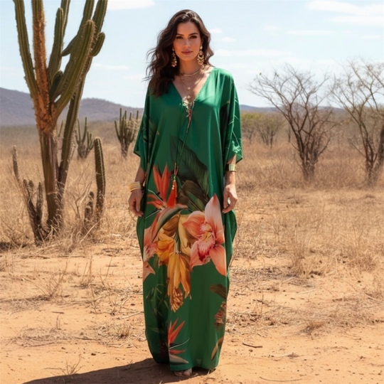 Coco Bella Luxurious Kaftans -                 O/S AU 12-20-More designs available