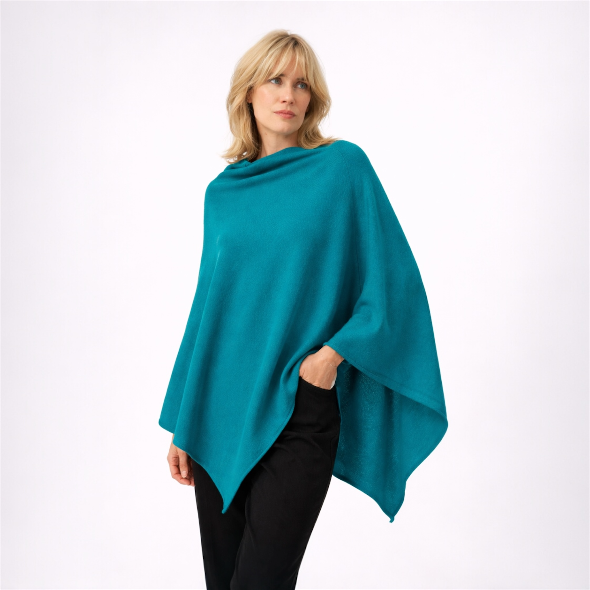 Julian Maya 100% Cashmere Oversized Poncho-More colours available