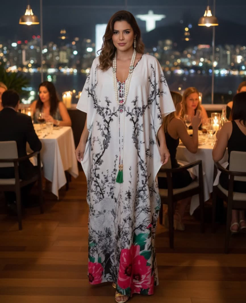 Coco Bella Luxurious Kaftans -                 O/S AU 12-20-More designs available