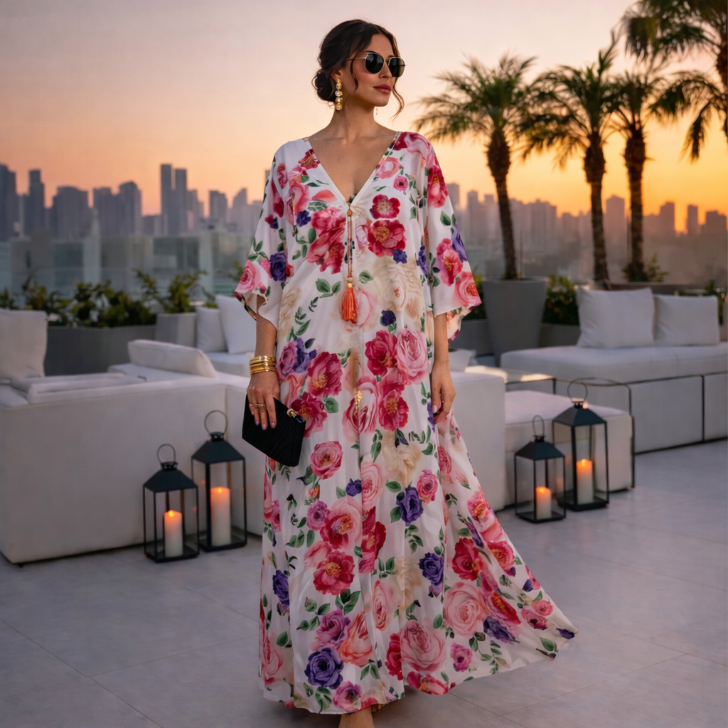 Coco Bella Luxurious Kaftans -                 O/S AU 12-20-More designs available