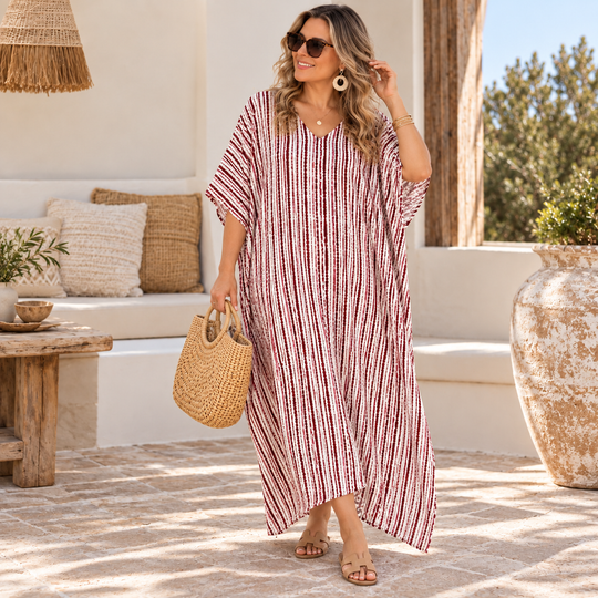 Maya Bohemian Rasa  Premium Rayon kaftan - Sizes Available AU 14-32