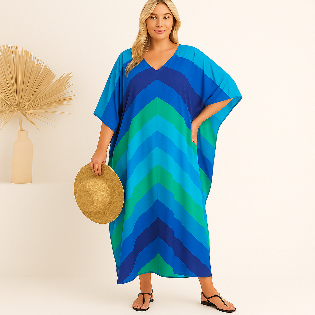 Maya Glore Bohemian Cotton Rayon kaftan - Sizes Available AU 14-30