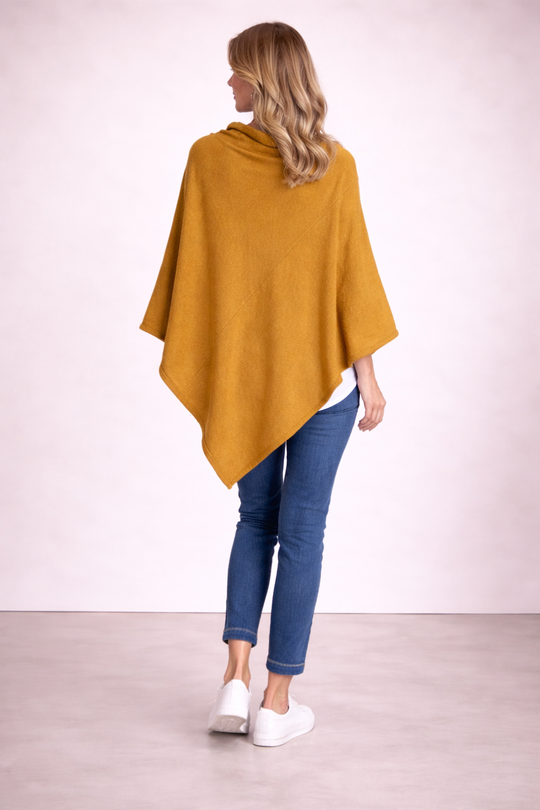 Wool Blend Poncho One Size AU 8-18