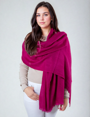 Julian handwoven pure Cashmere oversized shawl / Scarf