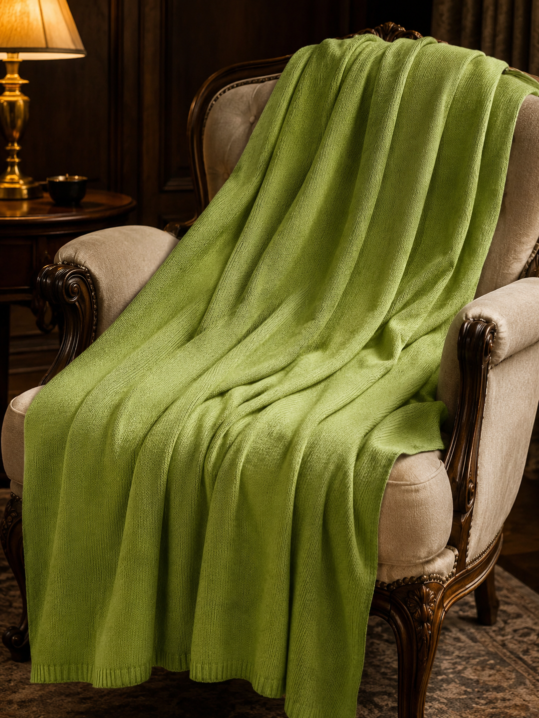 Sage/ Pistachio Julian Cashmere Travel Wrap