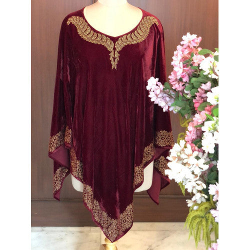 Maya Velvet Silk Luxe Poncho One Size AU 8-22