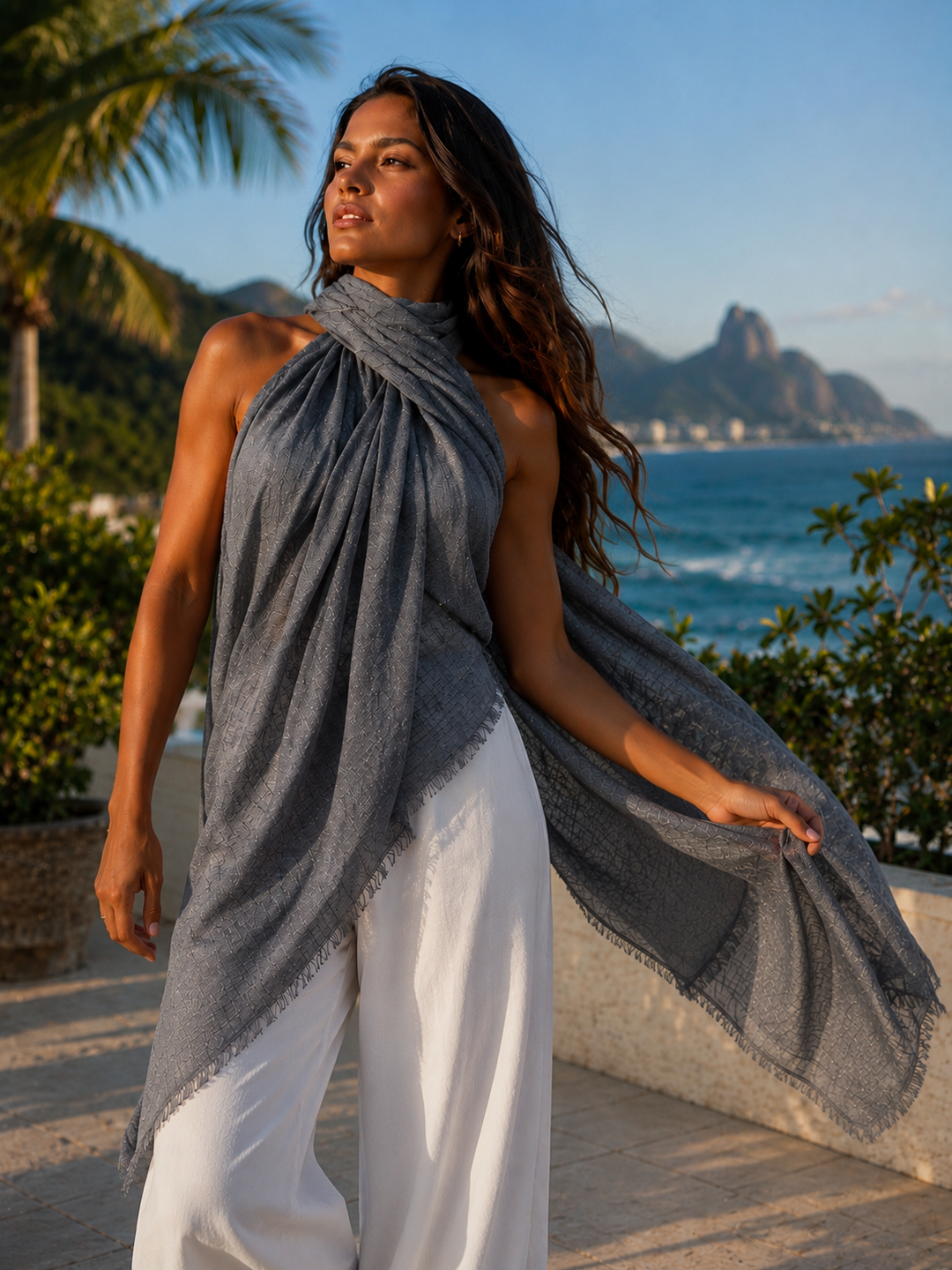 Imperial Julian handwoven pure Cashmere Travel Wrap-More Colours Available