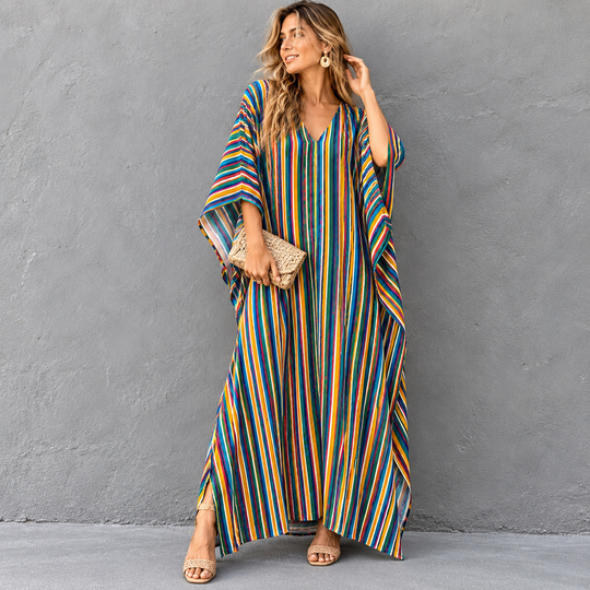 Maya Bohemian Amafli  Premium Rayon kaftan - Sizes Available AU 14-32