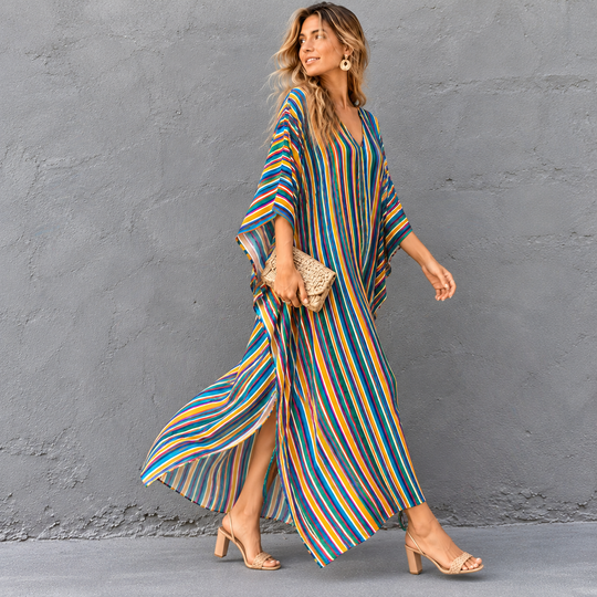 Maya Bohemian Amafli  Premium Rayon kaftan - Sizes Available AU 14-32