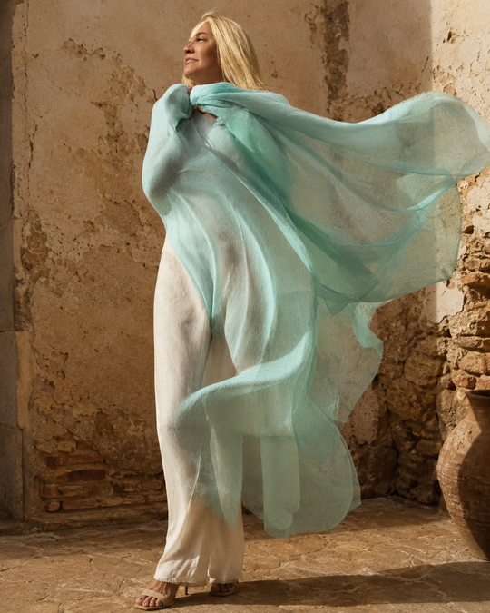 Julian 100% Ultra fine cashmere Maya oversized scarf/ wrap/ shawl-More colours available