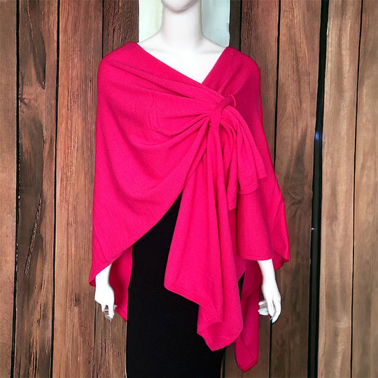RITZY Front Closure Luxurious Maya Winter Cardigan Poncho Sweater-10 colours available