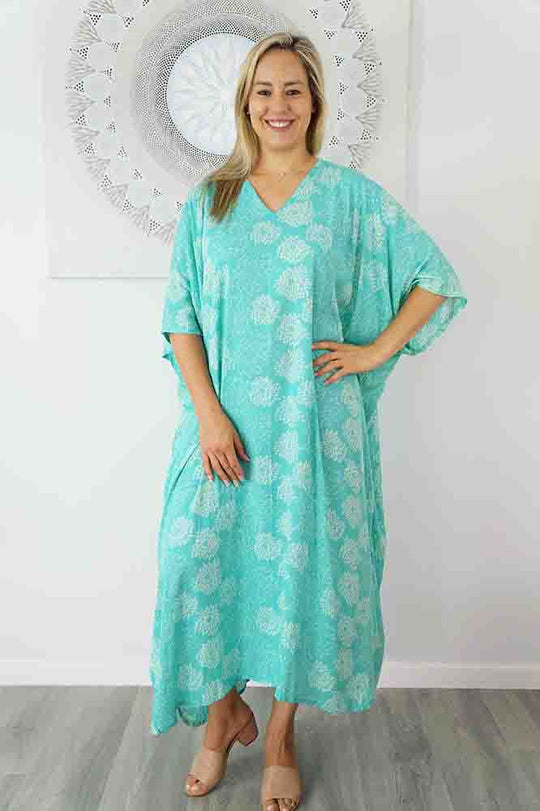 Maya Kaftan one size fits AU 12-26-More colours available