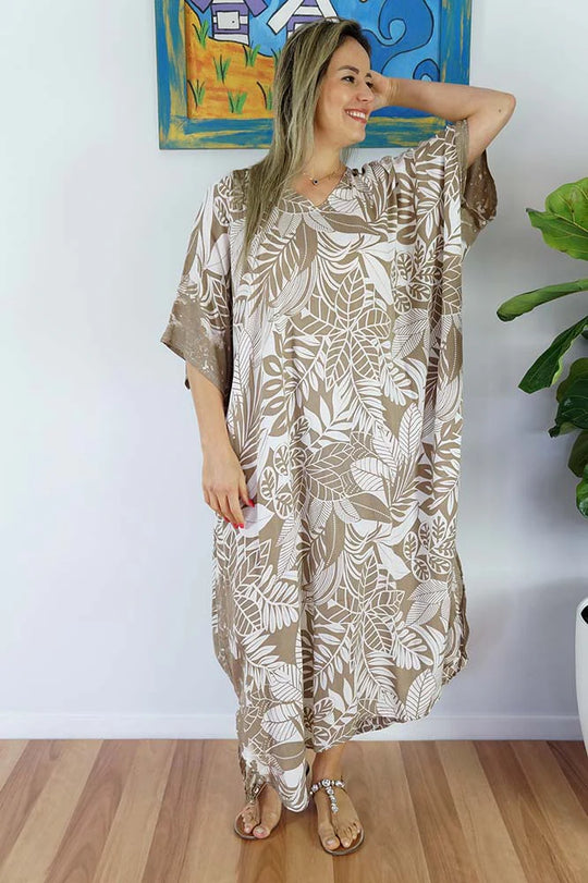 Maya Kaftan one size fits AU 12-26-More colours available