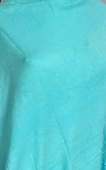 Julian Cashmere Extra large Travel Wrap/Shawl-Ocean Blue