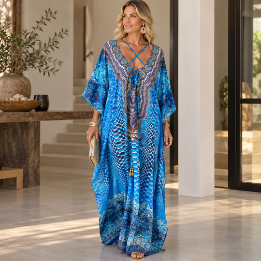 Coco Bella Bluer Luxe kaftan 12-20