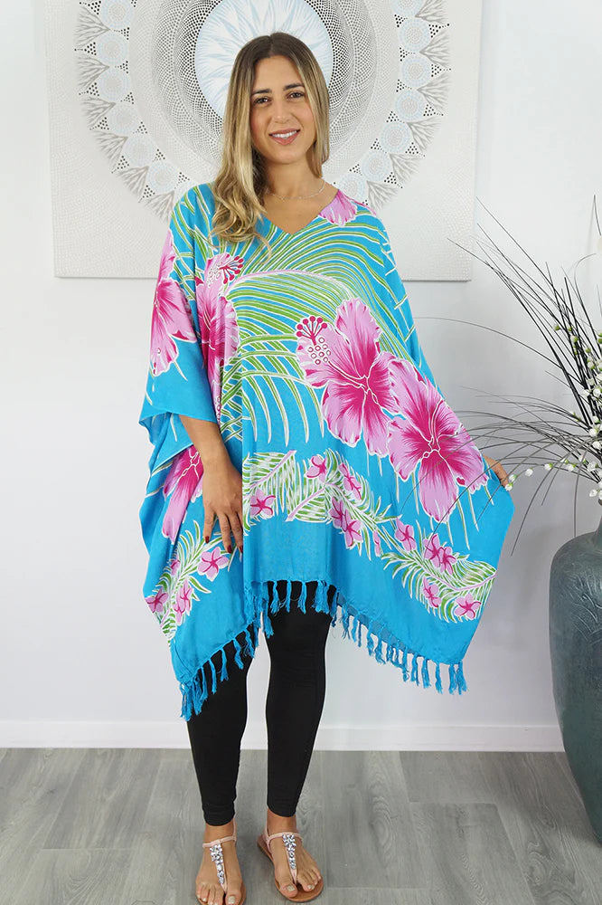 Maya Kaftan Cover up Tunic – OSFA AU 12-26