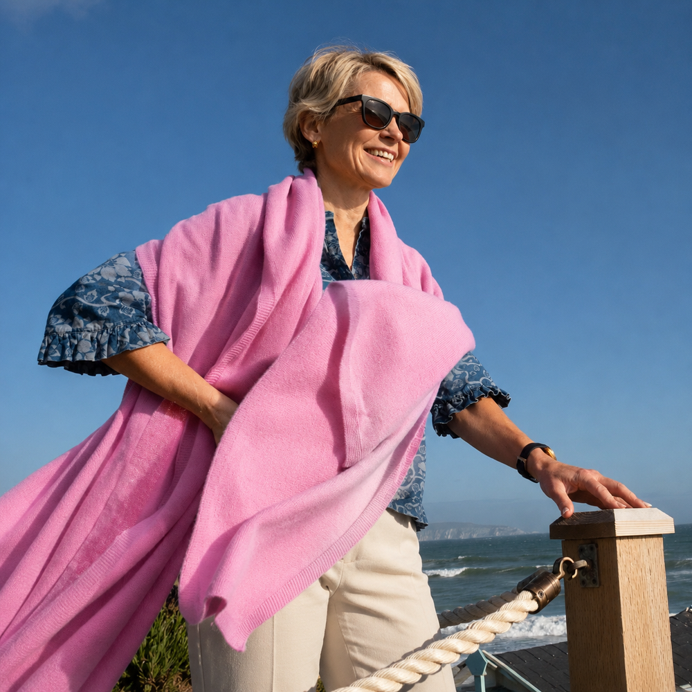 Julian Cashmere Extra large Travel Wrap/Shawl