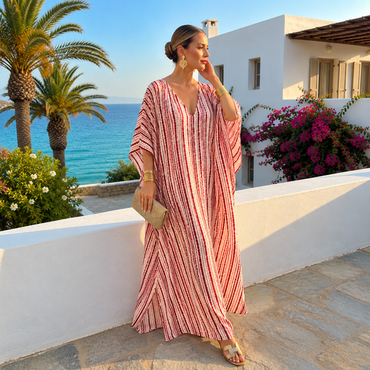 Maya Bohemian  Premium Rayon kaftan - Sizes Available AU 14-32