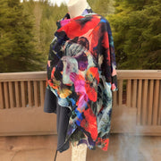 Floral 100% Cashmere Julian Scarf /Wrap