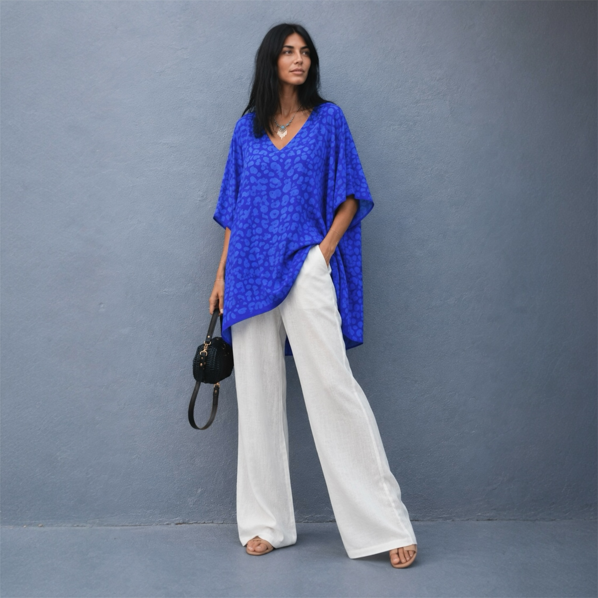 ANEE Maya Short Kaftan Top Tunic Sizes Available AU 14-30