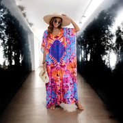 Coco Bella Long Cool breezy kaftan Free Size