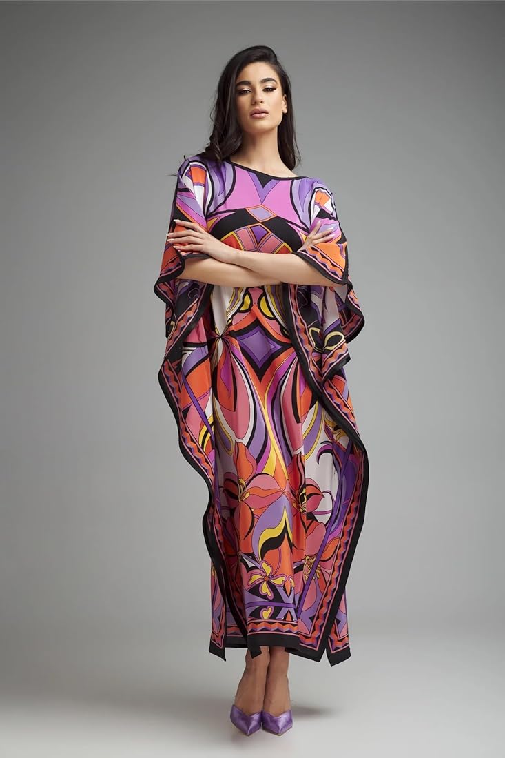 Coco bella MIDI Kaftan Dress- One Size AU 12-18