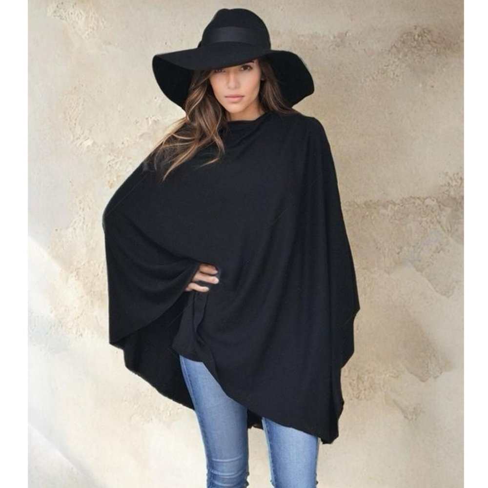 Julian Maya 100% Cashmere Oversized Poncho-More colours available