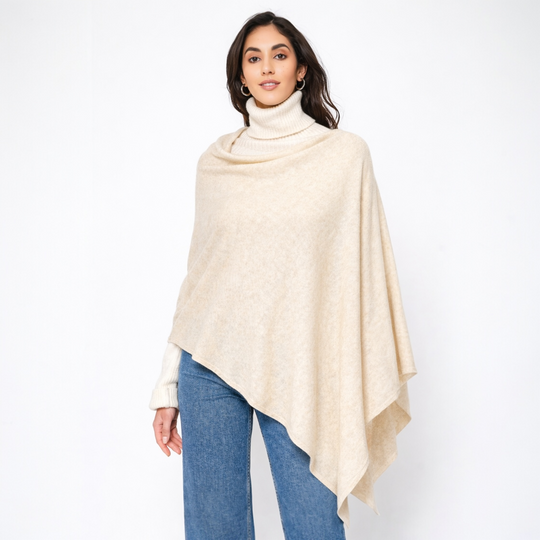 Julian Maya 100% Cashmere Oversized Poncho-More colours available