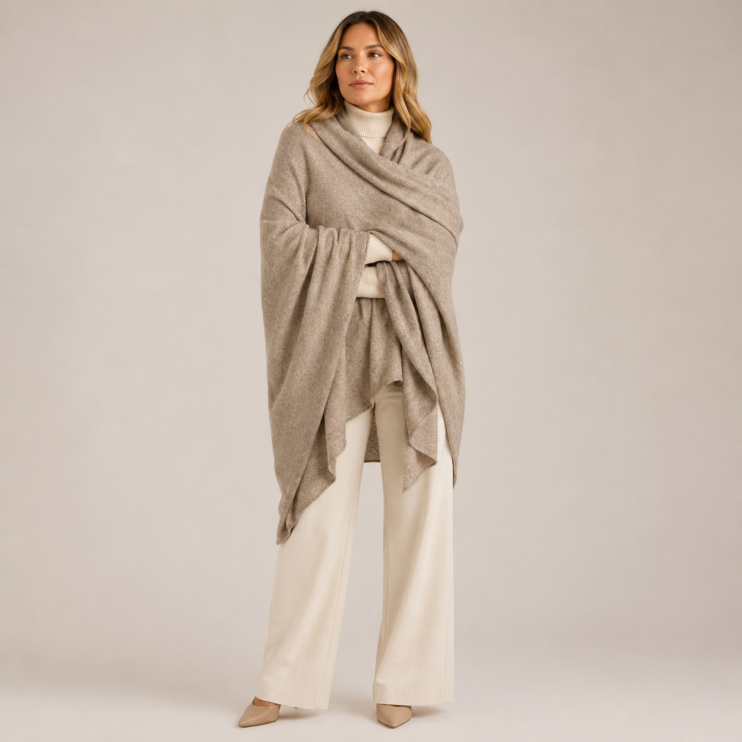 Julian Essential  Cashmere Oversized Wrap-More Colour Available