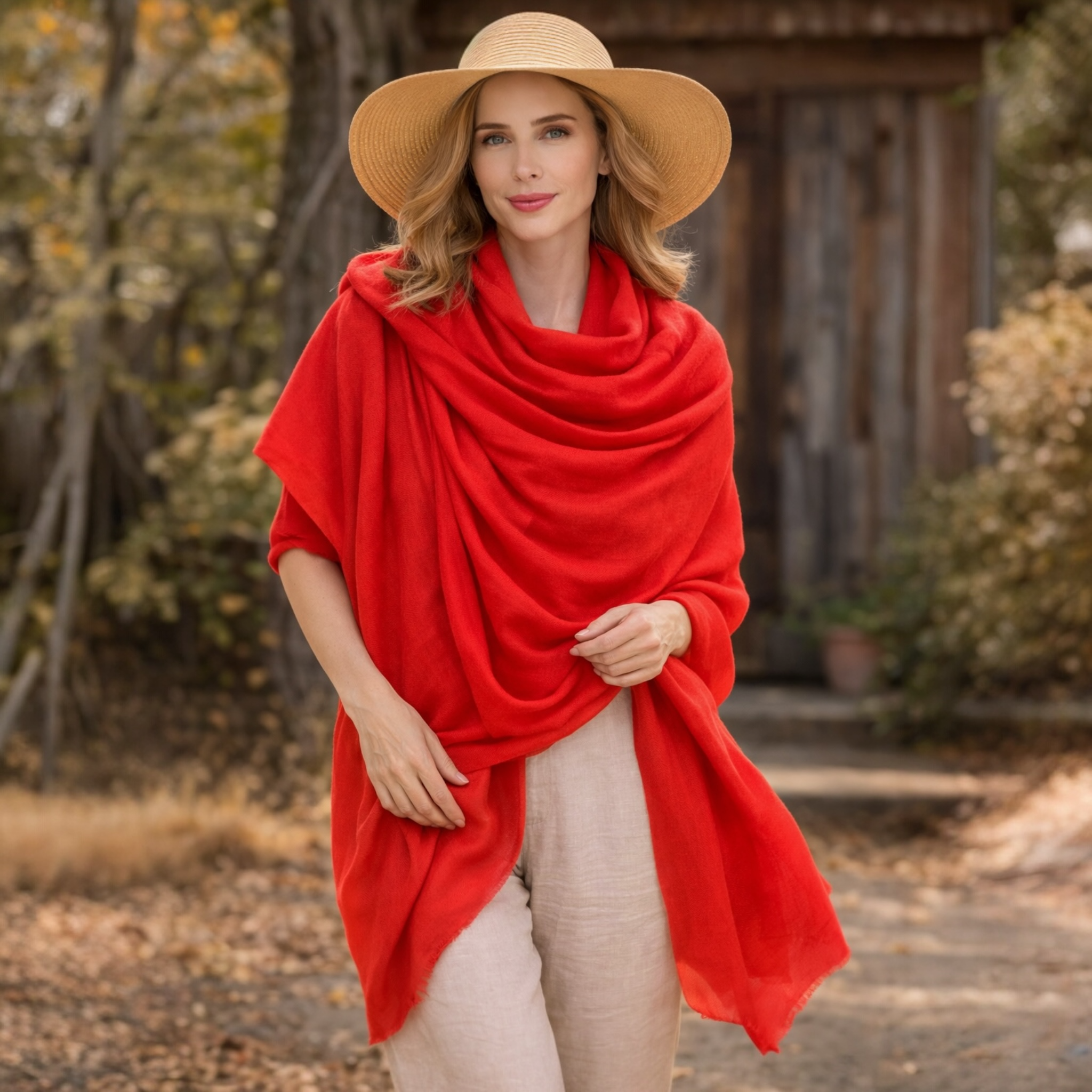 Julian 100% Ultra fine cashmere Maya oversized scarf/ wrap/ shawl-More colours available