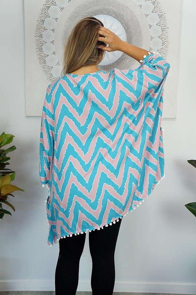 Pom Pom Maya Top Tunic KaftanOSFA 14-26