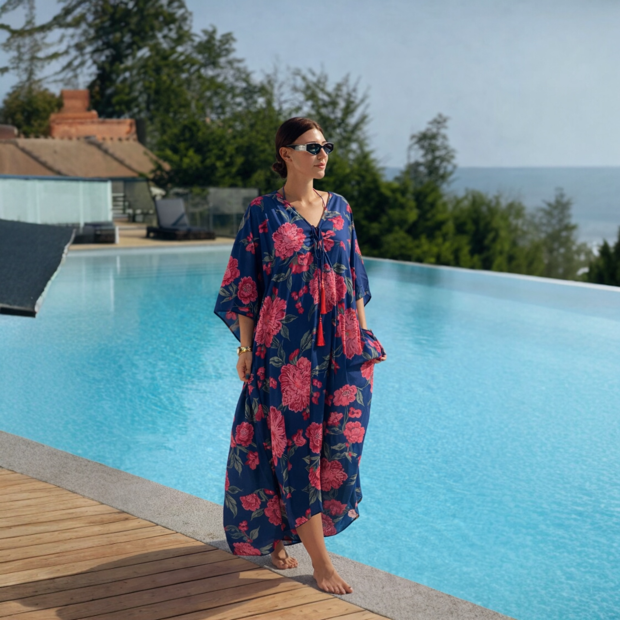 Maya SERU Bohemian kaftan - Sizes Available AU 16-30