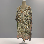 Kyra Georgette Embellished Tunic Top One Size 10 to 22