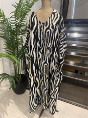 Tropical Cool breezy Long kaftan AU 12-22