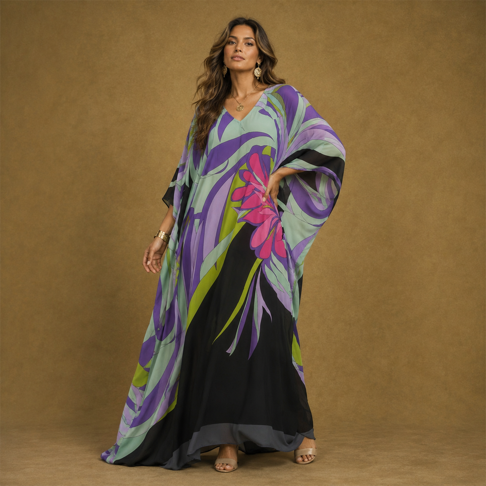 Maya Tropical Bliss Rayon Luxury-Aelema -Sizes Available-AU 12-30