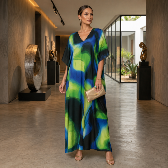Maya Tropical Breezy Rayon Luxury-Sizes Available-AU 12-30