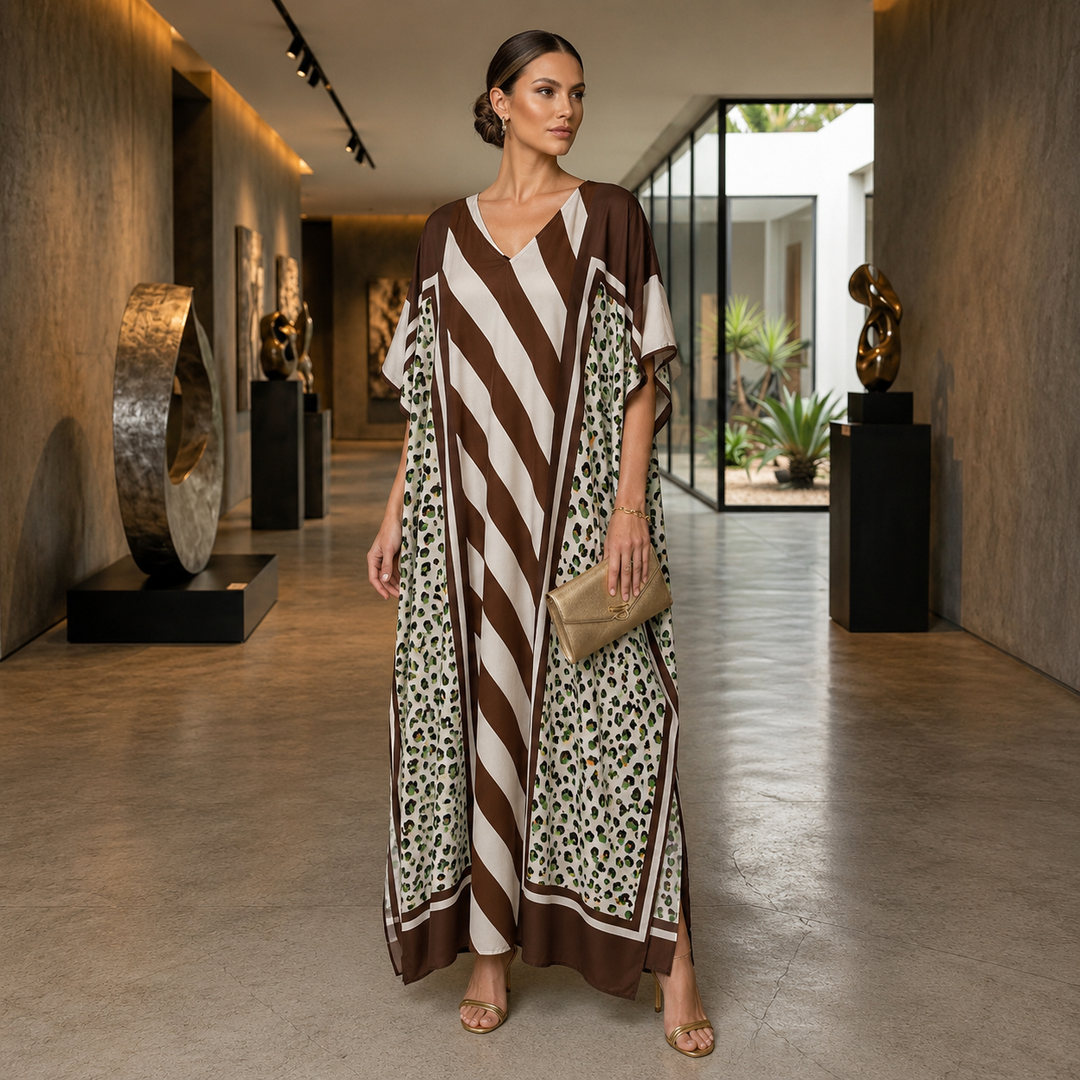 Maya Biasa Cotton Kaftan Dress - Sizes Available AU 12-30