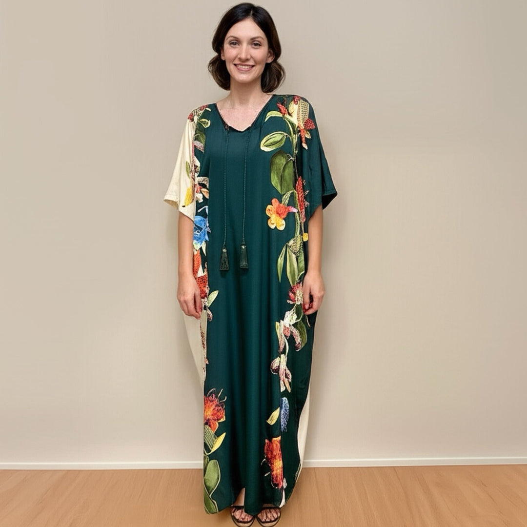 Maya Petite Bohemian kaftan-One Size AU 8-14