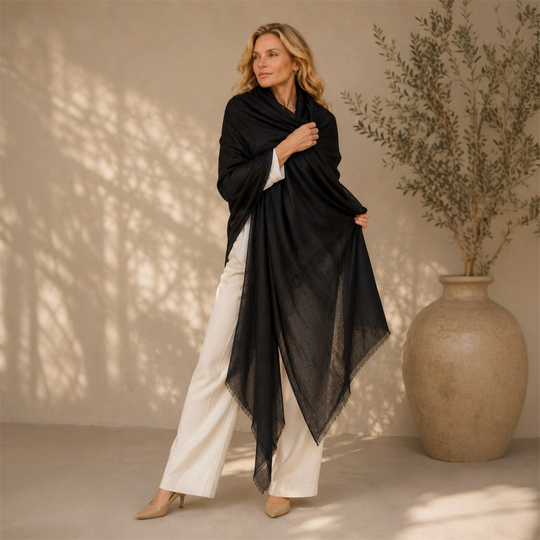Julian 100% Ultra fine cashmere Maya oversized scarf/ wrap/ shawl-More colours available