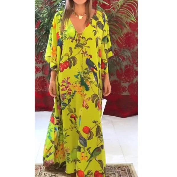 Green Paradise love Coco Bella kaftan 12-20