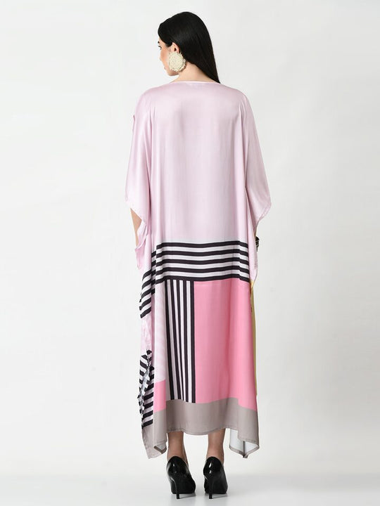 Geometric Prints MIDI  kaftan O/S AU 12-18