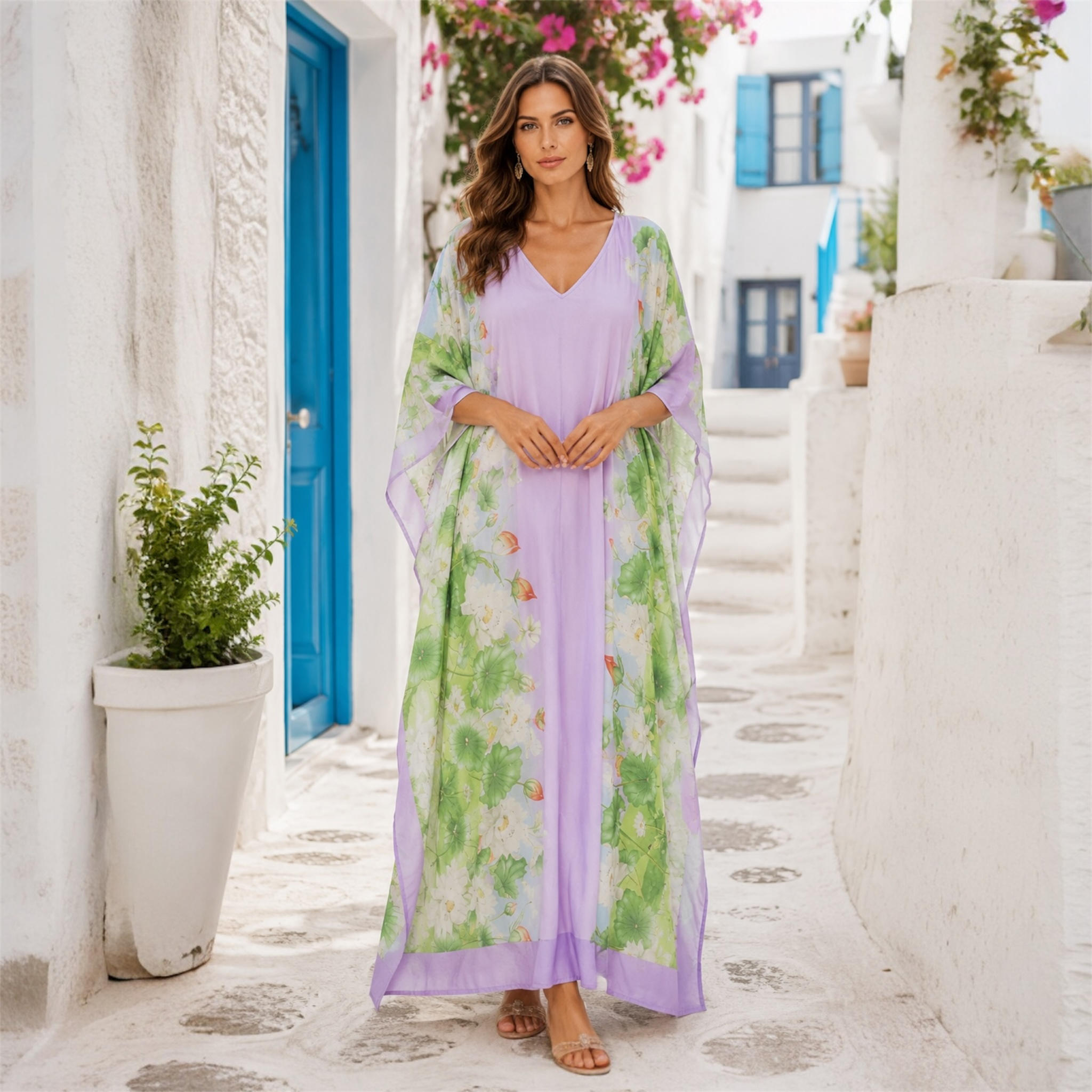 Maya  Tropical Luxury-Lilac Diva -Sizes Available-AU 12-30