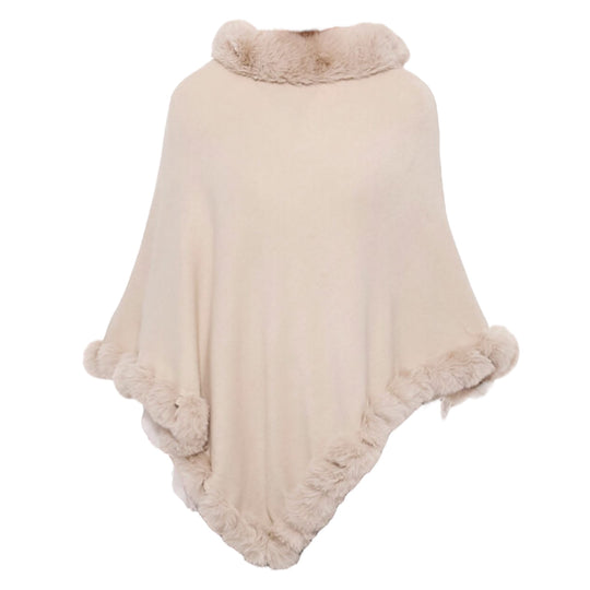 RITZY Classic luxurious poncho
